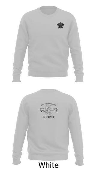 Crew Neck Sweatshirt, Crittenden County Sheriff Department, Police, Teamtime, Team time, sublimation, custom sports apparel, team uniforms, spirit wear, spiritwear, sports uniforms, custom shirts, team store, custom team store, fundraiser sports, apparel fundraiser