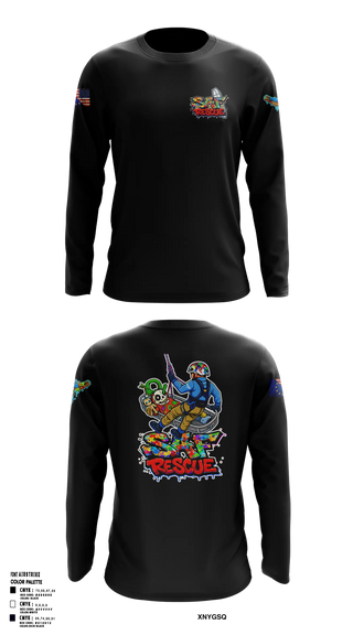 Long Sleeve Performance Shirt, VooDoo RESCUE, Fire Department, Teamtime, Team time, sublimation, custom sports apparel, team uniforms, spirit wear, spiritwear, sports uniforms, custom shirts, team store, custom team store, fundraiser sports, apparel fundraiser
