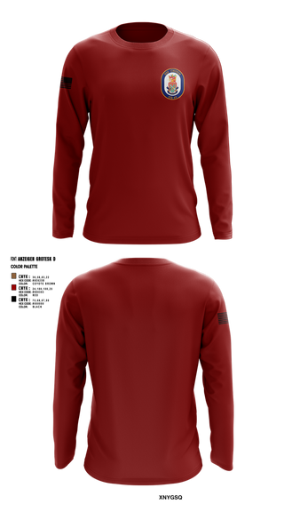 Long Sleeve Performance Shirt, USS CHOSIN, , Teamtime, Team time, sublimation, custom sports apparel, team uniforms, spirit wear, spiritwear, sports uniforms, custom shirts, team store, custom team store, fundraiser sports, apparel fundraiser