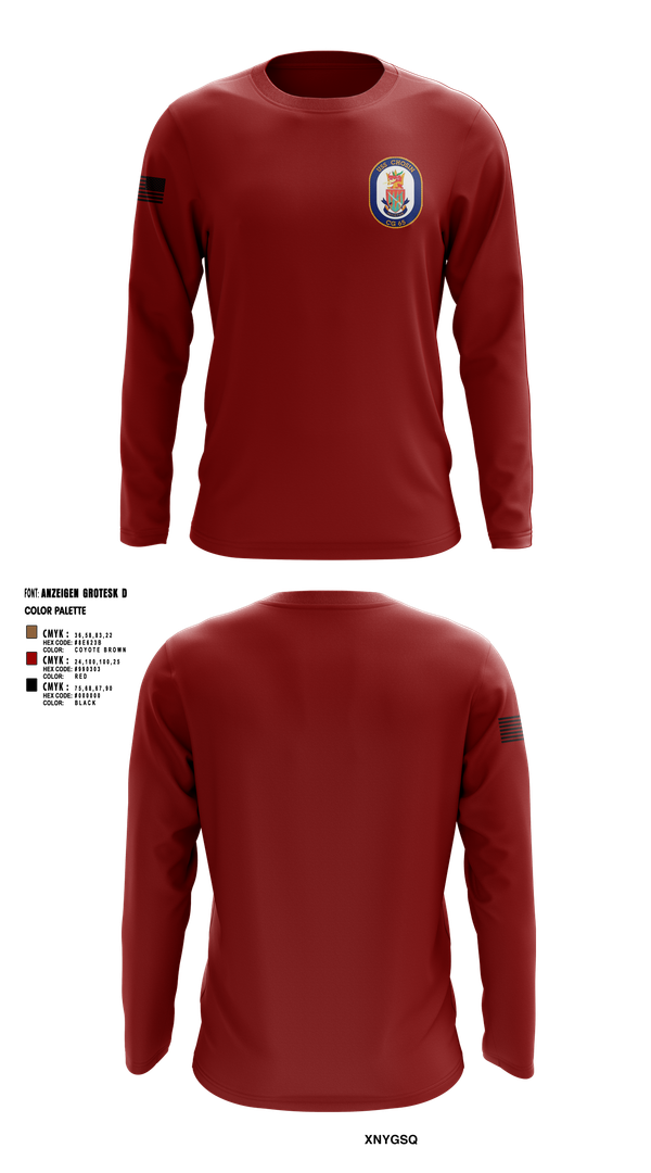 Long Sleeve Performance Shirt, USS CHOSIN, , Teamtime, Team time, sublimation, custom sports apparel, team uniforms, spirit wear, spiritwear, sports uniforms, custom shirts, team store, custom team store, fundraiser sports, apparel fundraiser