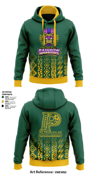 Hoodie, Polish Hill Rainbow Warriors, , Teamtime, Team time, sublimation, custom sports apparel, team uniforms, spirit wear, spiritwear, sports uniforms, custom shirts, team store, custom team store, fundraiser sports, apparel fundraiser