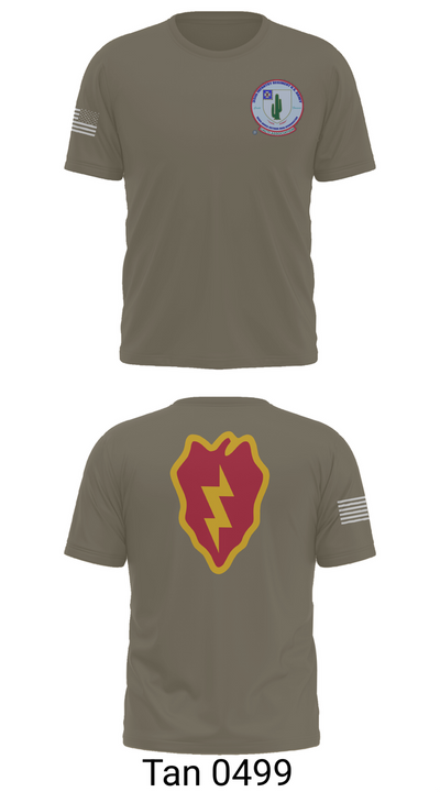 2-35 Infantry Batallion 77036654 Short Sleeve Performance Shirt - 76