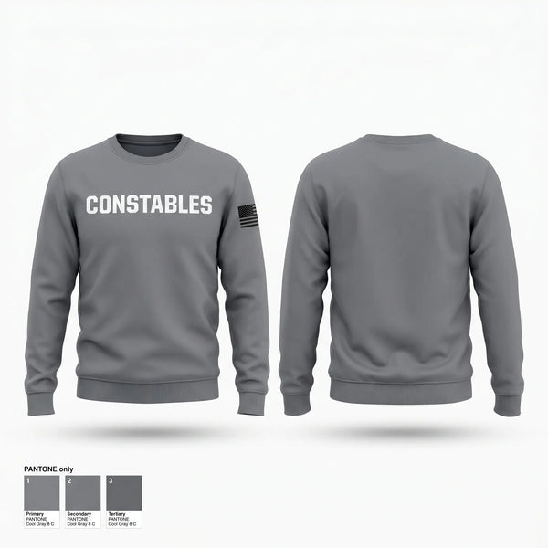 Crew Neck Sweatshirt, CONSTABLES, Police, Teamtime, Team time, sublimation, custom sports apparel, team uniforms, spirit wear, spiritwear, sports uniforms, custom shirts, team store, custom team store, fundraiser sports, apparel fundraiser