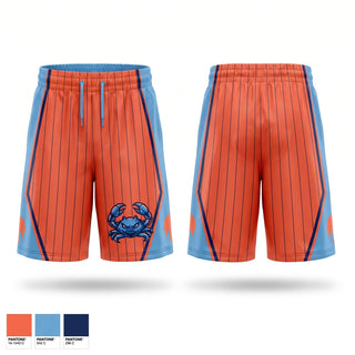 Athletic Shorts With Pockets, Back bay blue crabs, Baseball, Teamtime, Team time, sublimation, custom sports apparel, team uniforms, spirit wear, spiritwear, sports uniforms, custom shirts, team store, custom team store, fundraiser sports, apparel fundraiser