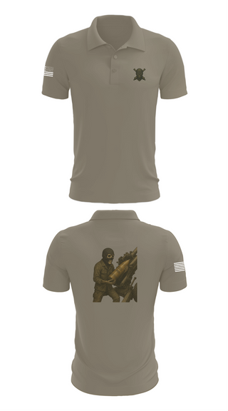 Short Sleeve Performance Polo, 2/11 Battery H, Marines, Teamtime, Team time, sublimation, custom sports apparel, team uniforms, spirit wear, spiritwear, sports uniforms, custom shirts, team store, custom team store, fundraiser sports, apparel fundraiser