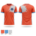 Back bay blue crabs Short Sleeve Performance Shirt - 1
