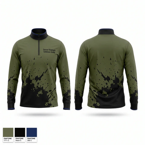 Quarter Zip Jacket, Corvus Strategic Solutions Group, , Teamtime, Team time, sublimation, custom sports apparel, team uniforms, spirit wear, spiritwear, sports uniforms, custom shirts, team store, custom team store, fundraiser sports, apparel fundraiser