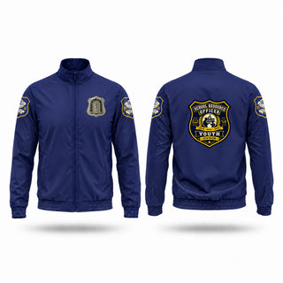 Windbreaker, Waterbury Police Youth Division, Police, Teamtime, Team time, sublimation, custom sports apparel, team uniforms, spirit wear, spiritwear, sports uniforms, custom shirts, team store, custom team store, fundraiser sports, apparel fundraiser