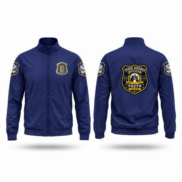 Windbreaker, Waterbury Police Youth Division, Police, Teamtime, Team time, sublimation, custom sports apparel, team uniforms, spirit wear, spiritwear, sports uniforms, custom shirts, team store, custom team store, fundraiser sports, apparel fundraiser
