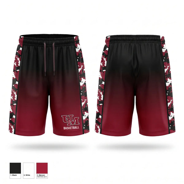 Athletic Shorts With Pockets, University of Mobile, Men's Basketball, Teamtime, Team time, sublimation, custom sports apparel, team uniforms, spirit wear, spiritwear, sports uniforms, custom shirts, team store, custom team store, fundraiser sports, apparel fundraiser