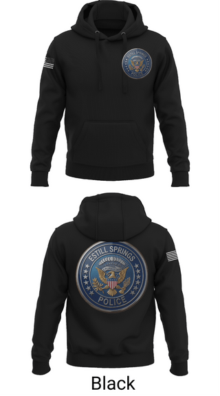 Hoodie, Estill Springs Police Department, Police, Teamtime, Team time, sublimation, custom sports apparel, team uniforms, spirit wear, spiritwear, sports uniforms, custom shirts, team store, custom team store, fundraiser sports, apparel fundraiser