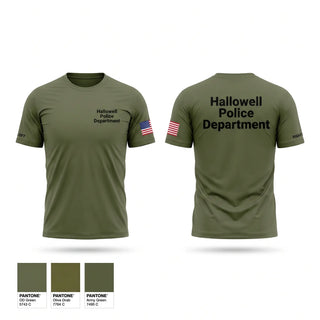 Short Sleeve Performance Shirt, Hallowell Police Department, Police, Teamtime, Team time, sublimation, custom sports apparel, team uniforms, spirit wear, spiritwear, sports uniforms, custom shirts, team store, custom team store, fundraiser sports, apparel fundraiser