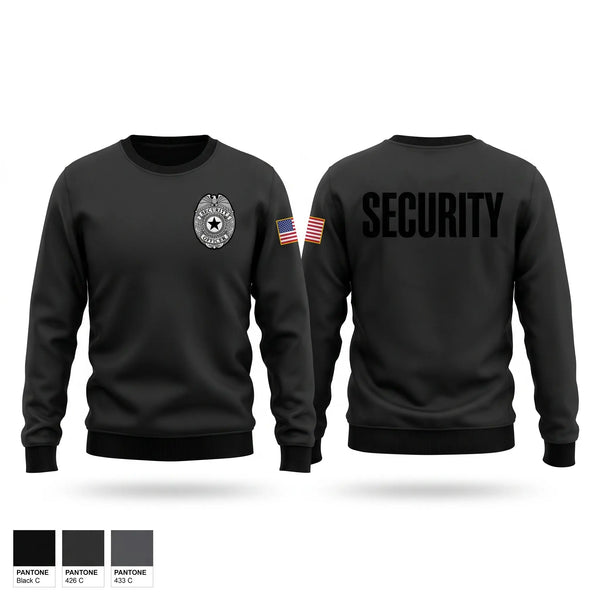 Crew Neck Sweatshirt, Frontier security, Police, Teamtime, Team time, sublimation, custom sports apparel, team uniforms, spirit wear, spiritwear, sports uniforms, custom shirts, team store, custom team store, fundraiser sports, apparel fundraiser