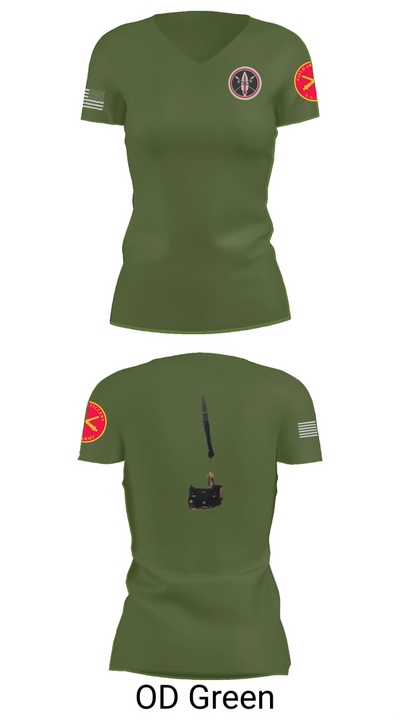 Lance missile reunion 25732287 Women's Short Sleeve V-neck Shirt - 48