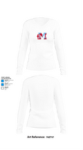 Monterey Plainsmen Girls Soccer 65862405 Women's Long Sleeve V-neck Shirt - 15