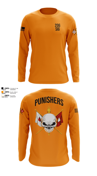 Long Sleeve Performance Shirt, 206th Signal Company, Army, Teamtime, Team time, sublimation, custom sports apparel, team uniforms, spirit wear, spiritwear, sports uniforms, custom shirts, team store, custom team store, fundraiser sports, apparel fundraiser