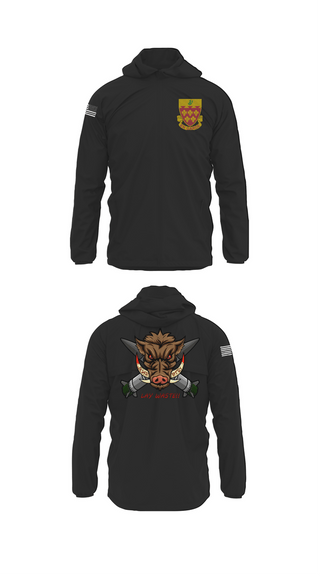 Windbreaker, Boar Battery 1-77 FAR, Army, Teamtime, Team time, sublimation, custom sports apparel, team uniforms, spirit wear, spiritwear, sports uniforms, custom shirts, team store, custom team store, fundraiser sports, apparel fundraiser
