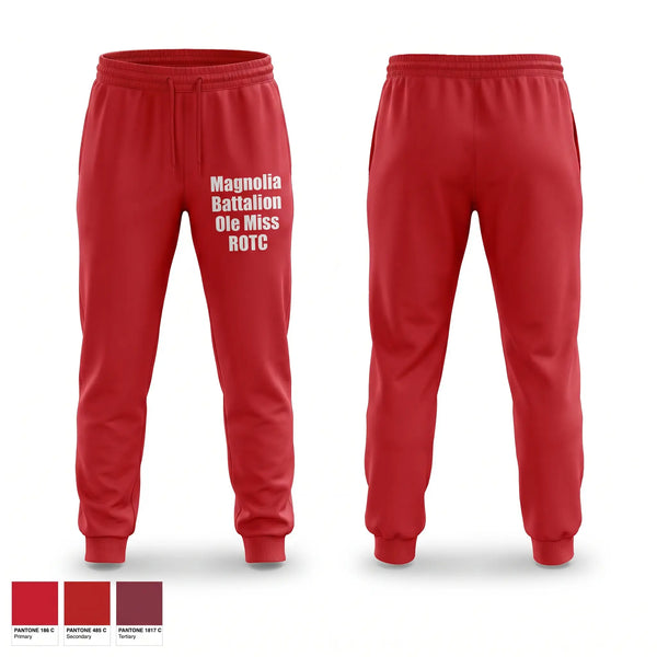 Sweatpants, Magnolia Battalion Ole Miss ROTC, Army, Teamtime, Team time, sublimation, custom sports apparel, team uniforms, spirit wear, spiritwear, sports uniforms, custom shirts, team store, custom team store, fundraiser sports, apparel fundraiser