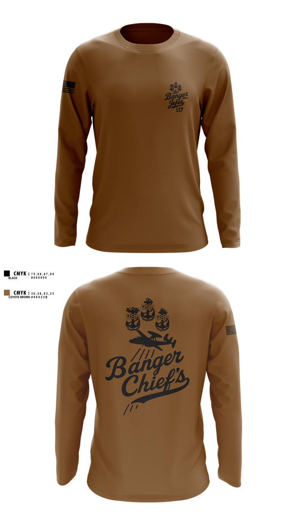 Long Sleeve Performance Shirt, VAW-117, , Teamtime, Team time, sublimation, custom sports apparel, team uniforms, spirit wear, spiritwear, sports uniforms, custom shirts, team store, custom team store, fundraiser sports, apparel fundraiser