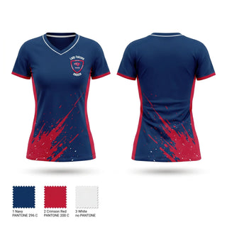Womens Short Sleeve Vneck Shirt, Willman J Plummer Middle School Soccer, Women's Soccer, Teamtime, Team time, sublimation, custom sports apparel, team uniforms, spirit wear, spiritwear, sports uniforms, custom shirts, team store, custom team store, fundraiser sports, apparel fundraiser