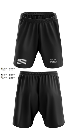 Athletic Shorts With Pockets, Elsie Fire Department, Fire Department, Teamtime, Team time, sublimation, custom sports apparel, team uniforms, spirit wear, spiritwear, sports uniforms, custom shirts, team store, custom team store, fundraiser sports, apparel fundraiser