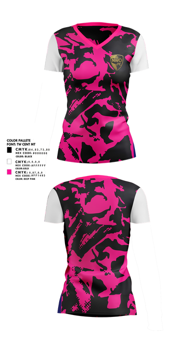 Northwest Optimist FC Women's Short Sleeve V-neck Shirt - 3
