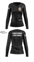 Pennsylvania State Parole 63743209 Women's Long Sleeve V-neck Shirt - 21