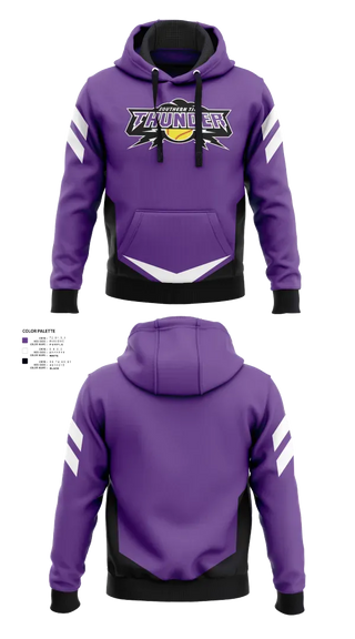 Hoodie, Southern Tier Thunder, Softball, Teamtime, Team time, sublimation, custom sports apparel, team uniforms, spirit wear, spiritwear, sports uniforms, custom shirts, team store, custom team store, fundraiser sports, apparel fundraiser