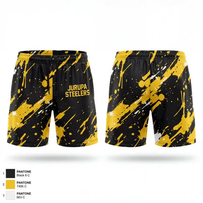 Jurupa Steelers 51639966 Athletic Shorts With Pockets - 1