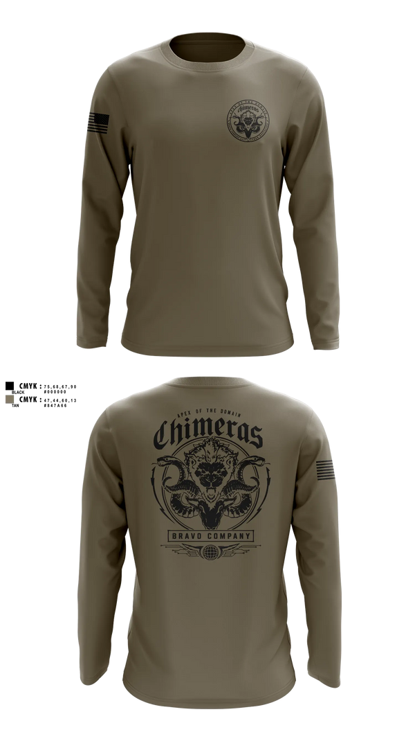 Long Sleeve Performance Shirt, Bravo Company, 401st Cyber Battalion, Army, Teamtime, Team time, sublimation, custom sports apparel, team uniforms, spirit wear, spiritwear, sports uniforms, custom shirts, team store, custom team store, fundraiser sports, apparel fundraiser