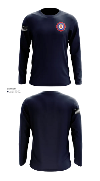 Long Sleeve Performance Shirt, Groves Professional Firefighters Local 1905, , Teamtime, Team time, sublimation, custom sports apparel, team uniforms, spirit wear, spiritwear, sports uniforms, custom shirts, team store, custom team store, fundraiser sports, apparel fundraiser
