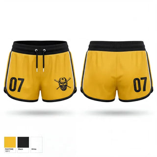 Womens Shorts, Los VIEJOS, Baseball, Teamtime, Team time, sublimation, custom sports apparel, team uniforms, spirit wear, spiritwear, sports uniforms, custom shirts, team store, custom team store, fundraiser sports, apparel fundraiser