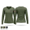 DPSO SWAT Women's Long Sleeve V-neck Shirt - 1