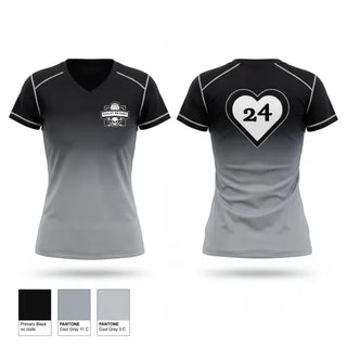 Womens Short Sleeve Vneck Shirt, Shelby Raiders, Men's Basketball, Teamtime, Team time, sublimation, custom sports apparel, team uniforms, spirit wear, spiritwear, sports uniforms, custom shirts, team store, custom team store, fundraiser sports, apparel fundraiser