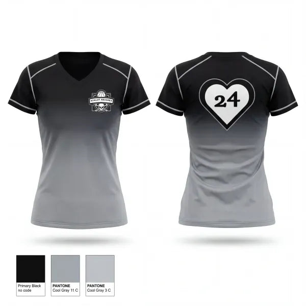 Womens Short Sleeve Vneck Shirt, Shelby Raiders, Men's Basketball, Teamtime, Team time, sublimation, custom sports apparel, team uniforms, spirit wear, spiritwear, sports uniforms, custom shirts, team store, custom team store, fundraiser sports, apparel fundraiser