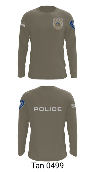 Long Sleeve Performance Shirt, Vincennes Police Department, , Teamtime, Team time, sublimation, custom sports apparel, team uniforms, spirit wear, spiritwear, sports uniforms, custom shirts, team store, custom team store, fundraiser sports, apparel fundraiser
