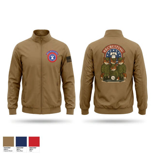 Windbreaker, Tinton Falls Recruiting Station / 1K4F, Army, Teamtime, Team time, sublimation, custom sports apparel, team uniforms, spirit wear, spiritwear, sports uniforms, custom shirts, team store, custom team store, fundraiser sports, apparel fundraiser