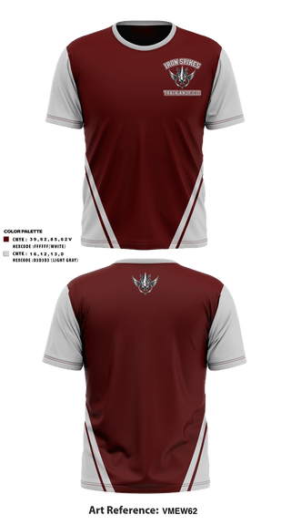 Short Sleeve Performance Shirt, Iron Spikes Track & Field Club, Track & Field, Teamtime, Team time, sublimation, custom sports apparel, team uniforms, spirit wear, spiritwear, sports uniforms, custom shirts, team store, custom team store, fundraiser sports, apparel fundraiser
