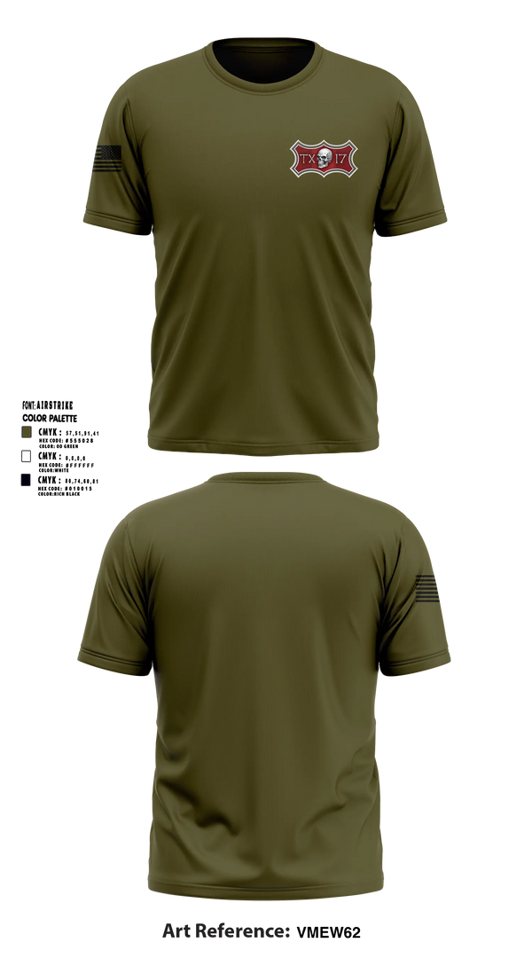 VFW Riders Unit 17 Old School Cotton Shirt - 5