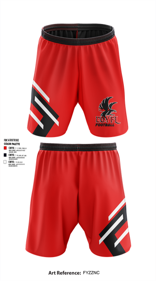 Athletic Shorts With Pockets, Carteret-Onslow Youth Football & Cheer League (COYFL) Falcons, , Teamtime, Team time, sublimation, custom sports apparel, team uniforms, spirit wear, spiritwear, sports uniforms, custom shirts, team store, custom team store, fundraiser sports, apparel fundraiser