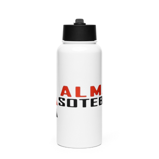 Almac Sotebeer 7562492 Stainless Steel Water Bottle with a Straw Lid