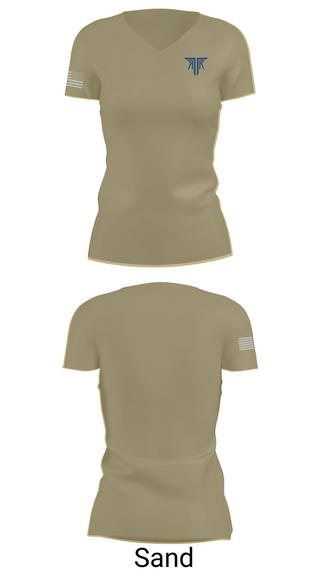 Womens Short Sleeve Vneck Shirt, Rooftop Rangers, Army, Teamtime, Team time, sublimation, custom sports apparel, team uniforms, spirit wear, spiritwear, sports uniforms, custom shirts, team store, custom team store, fundraiser sports, apparel fundraiser