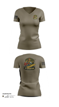 Task Force Spartan 82789422 Women's Short Sleeve V-neck Shirt - 22