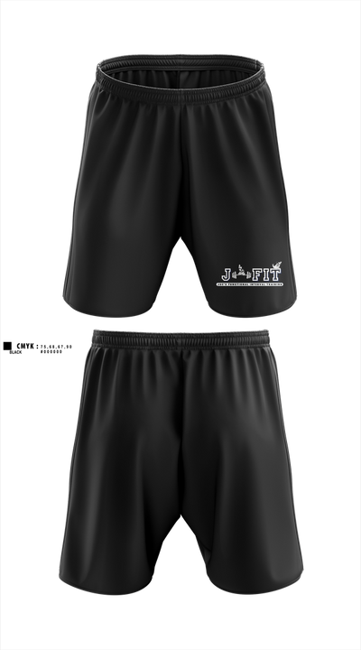 J-FIT 12849020 Athletic Shorts With Pockets - 100