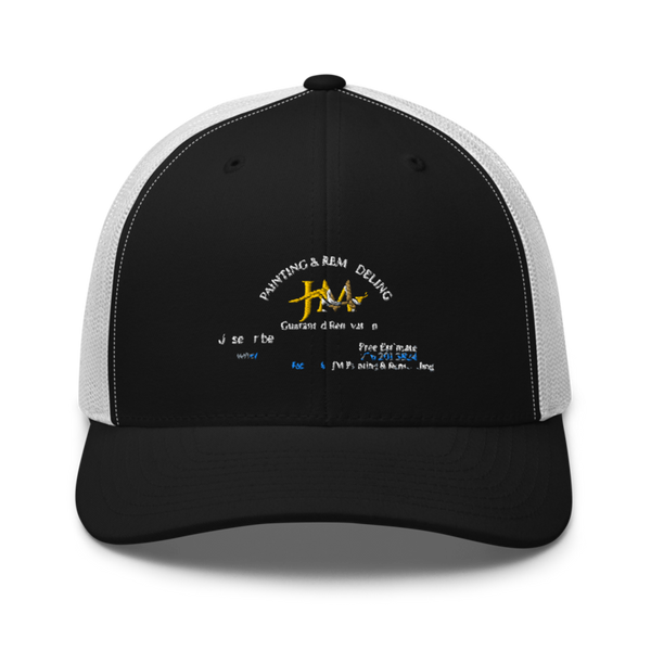 JM PAINTING &REMODELING 36722841 Retro Trucker Hat | Yupoong 6606