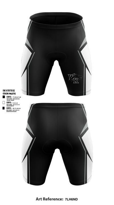 White Knoll High School Track & Field “All Star Exclusive Uniform" 55705888 Men's Compression Shorts - 10