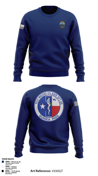 Crew Neck Sweatshirt, TCC Paramedic Class 3FT.25, , Teamtime, Team time, sublimation, custom sports apparel, team uniforms, spirit wear, spiritwear, sports uniforms, custom shirts, team store, custom team store, fundraiser sports, apparel fundraiser