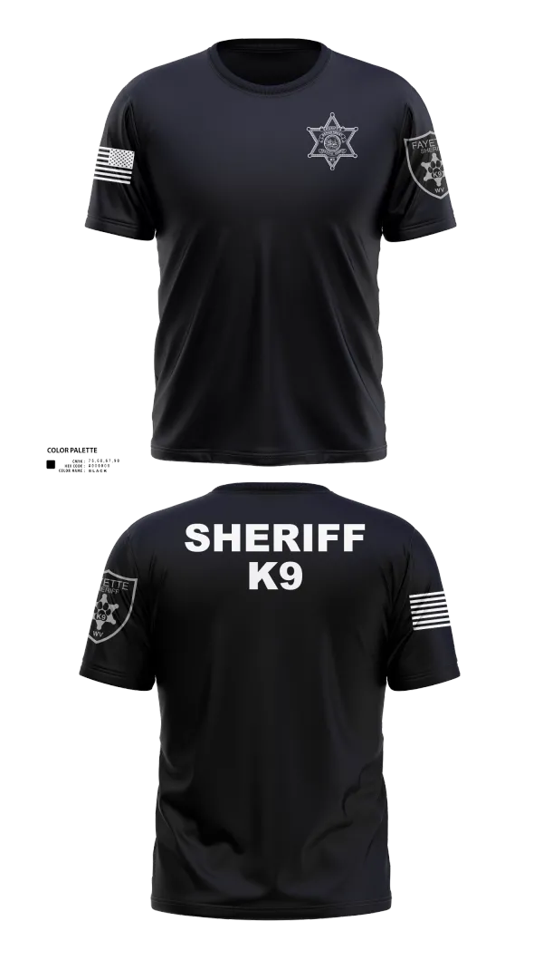 Short Sleeve Performance Shirt, Fayette County Sheriff WV, Police, Teamtime, Team time, sublimation, custom sports apparel, team uniforms, spirit wear, spiritwear, sports uniforms, custom shirts, team store, custom team store, fundraiser sports, apparel fundraiser