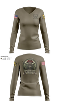 Raiders 66279138 Women's Long Sleeve V-neck Shirt - 21