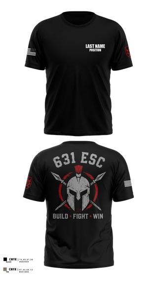 Short Sleeve Performance Shirt, 631st ESC, Army, Teamtime, Team time, sublimation, custom sports apparel, team uniforms, spirit wear, spiritwear, sports uniforms, custom shirts, team store, custom team store, fundraiser sports, apparel fundraiser